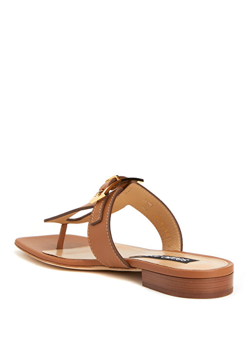 Taba Kadın Deri Terlik - Görsel 4