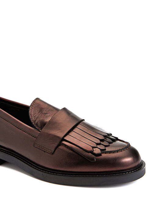 George Hogg George Hogg Bordo Kadın Deri Loafer Beymen'de! Bordo - 7. görsel