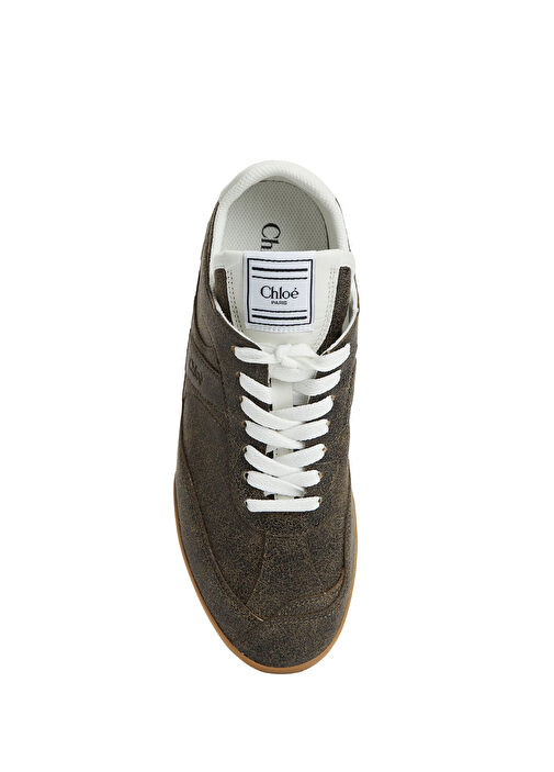 Kick Kahverengi Kadın Deri Sneaker - Görsel 5