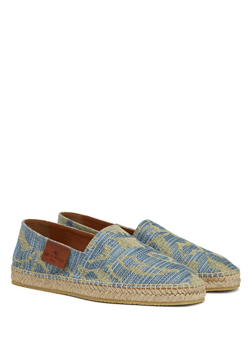 Bej Şal Desenli Erkek Espadril - Görsel 3
