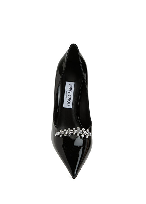 Belinda Siyah Rugan Deri Topuklu Ayakkabı - Görsel 5