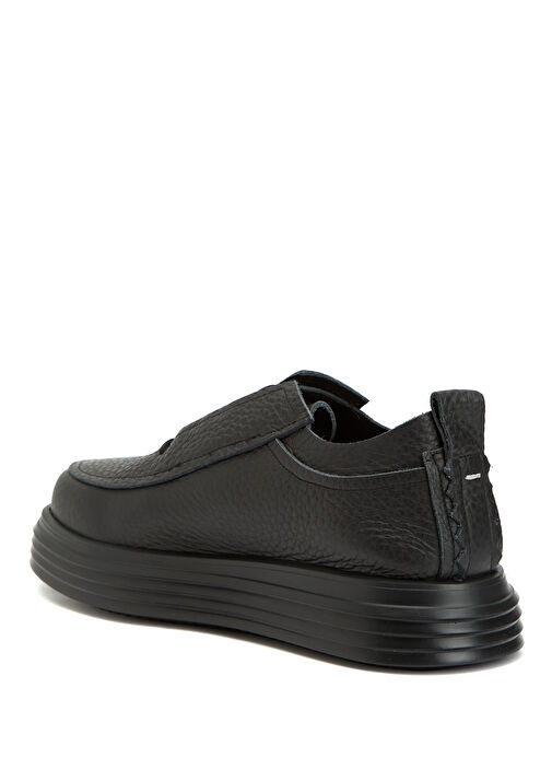 Paul Siyah Dokulu Erkek Deri Sneaker - Görsel 4