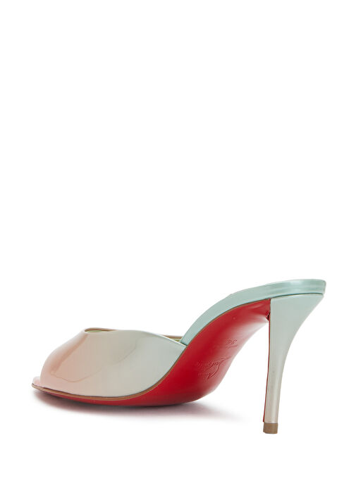 Christian Louboutin Christian Louboutin Miss Z Mercan Turkuaz Kadın Deri Terlik Sandalet & Terlik | Beymen Mercan Turkuaz - 4. görsel