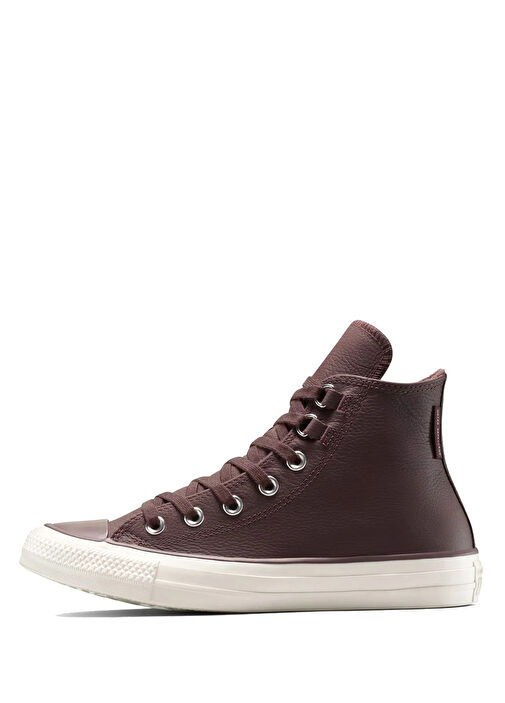 Chuck Taylor All Star Kahve Kadın Deri Sneaker - Görsel 5