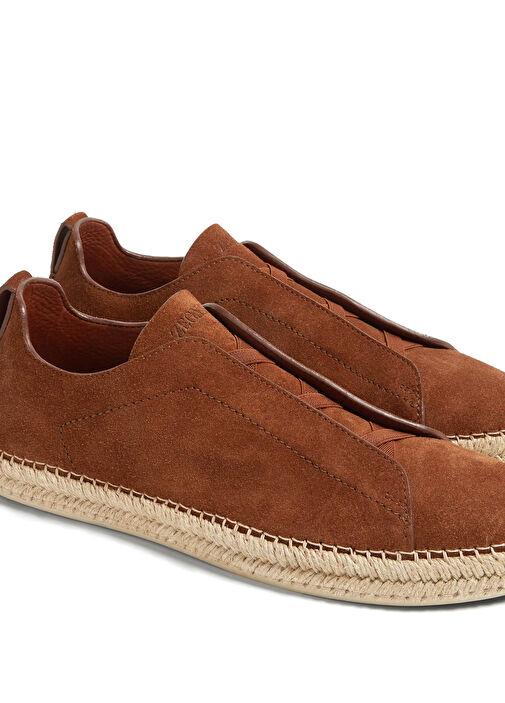 Kahverengi Erkek Süet Sneaker - Görsel 3