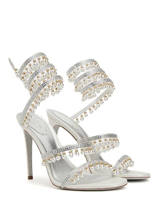 Beyaz Kadın Sandalet - Görsel 3