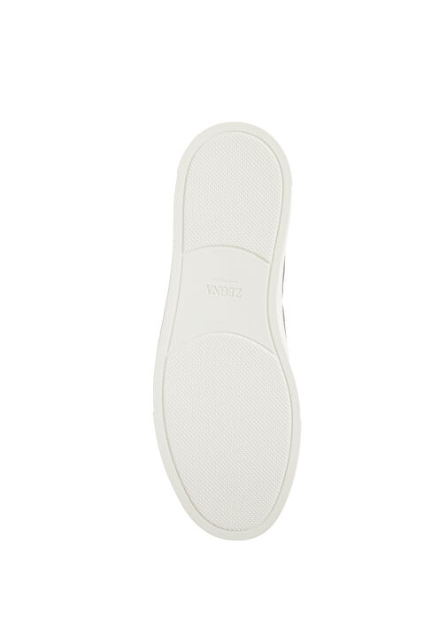 Lacivert Erkek Deri Sneaker - Görsel 6