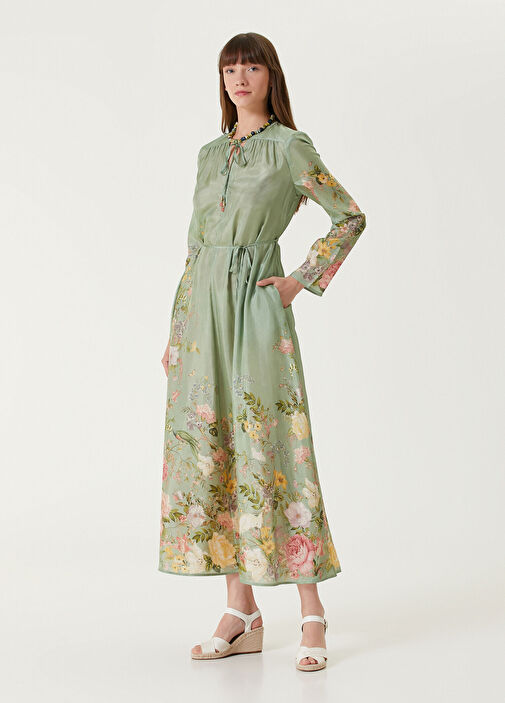zimmermann green silk dress Zimmermann Espionage Silk Wrap Mini Dress