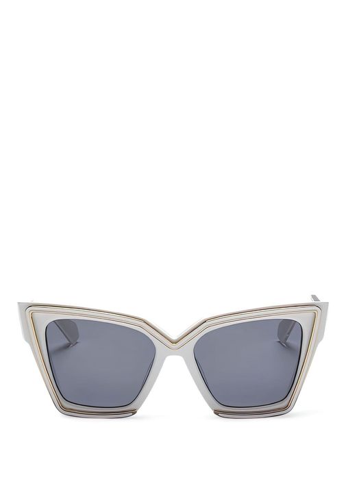 Valentino Garavani - V-Grace Vls-126C 54 White Acetate 