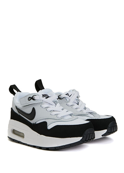 Air Max 1 EasyOn Beyaz Erkek Çocuk Deri Sneaker - Görsel 3