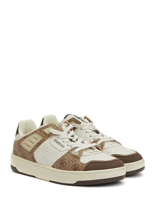 Vincent Bej Beyaz Erkek Sneaker - Görsel 3