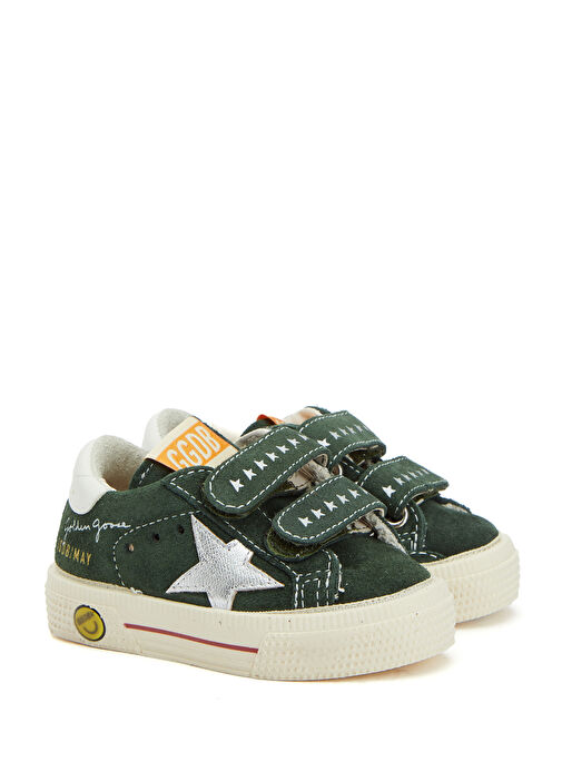 May Yeşil Çocuk Süet Sneaker - Görsel 3