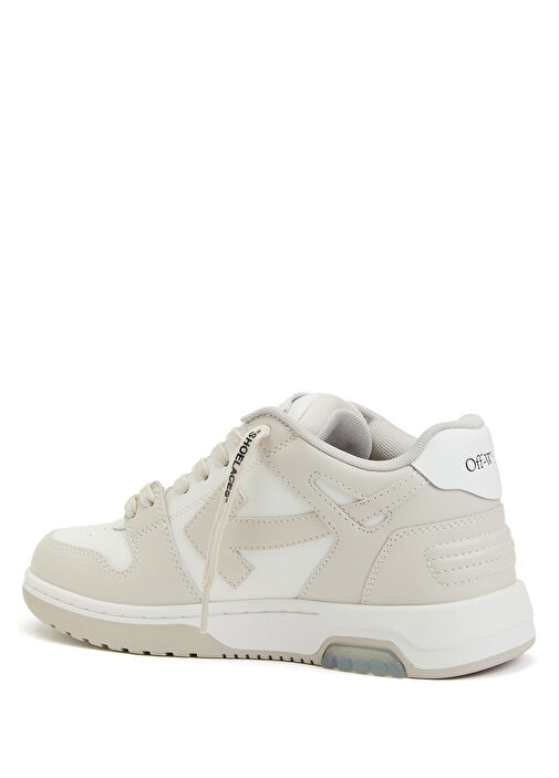 Bej Kadın Deri Sneaker - Görsel 4