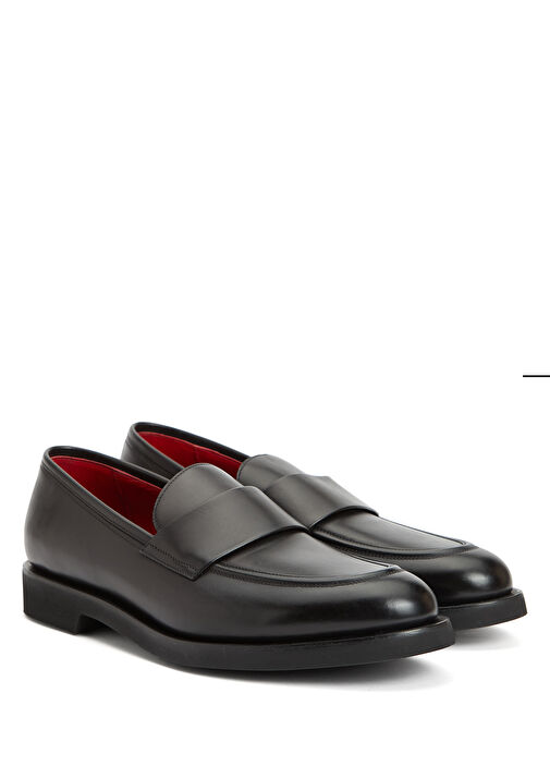 Siyah Erkek Deri Loafer - Görsel 3