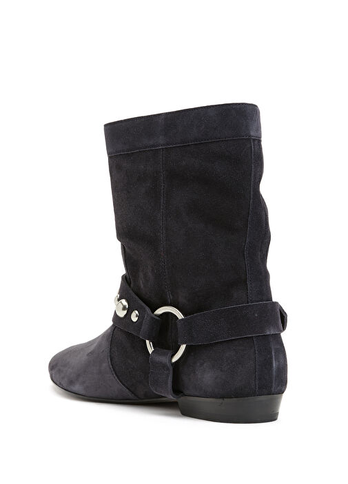 Antrasit Kadın Süet Bot - Görsel 4