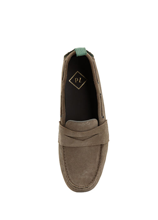 Bej Erkek Deri Ayakkabı - Görsel 5