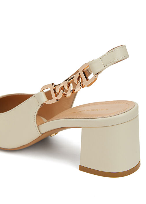 Kırık Beyaz Deri Gova - Görsel 7