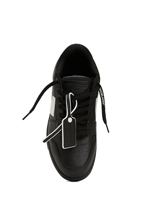 Siyah Erkek Deri Sneaker - Görsel 10