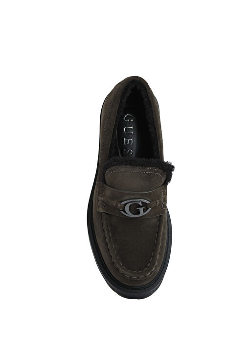 Yanikay Yeşil Kadın Süet Ayakkabı - Görsel 5