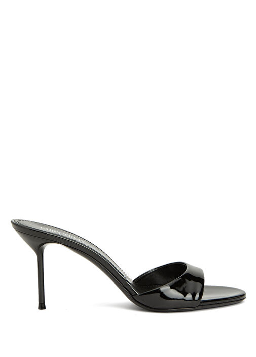 Siyah Kadın Deri Terlik - Görsel 2