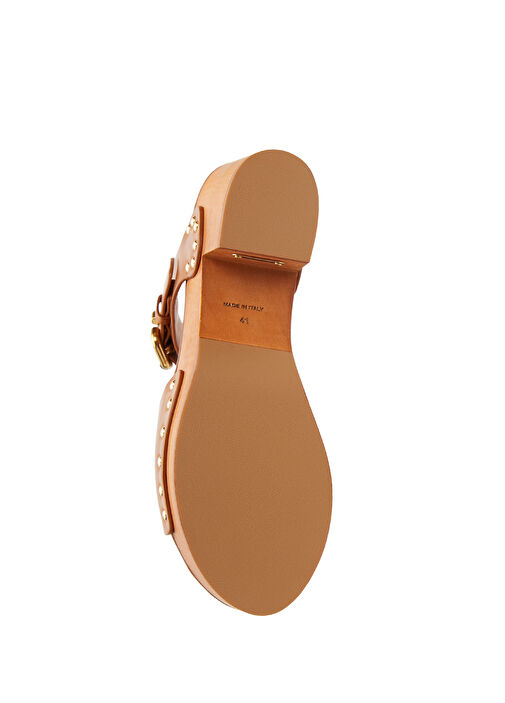 Jeannette Taba Kadın Deri Sandalet - Görsel 6