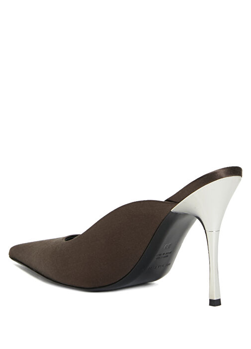 Kahverengi Kadın İpek Terlik - Görsel 4