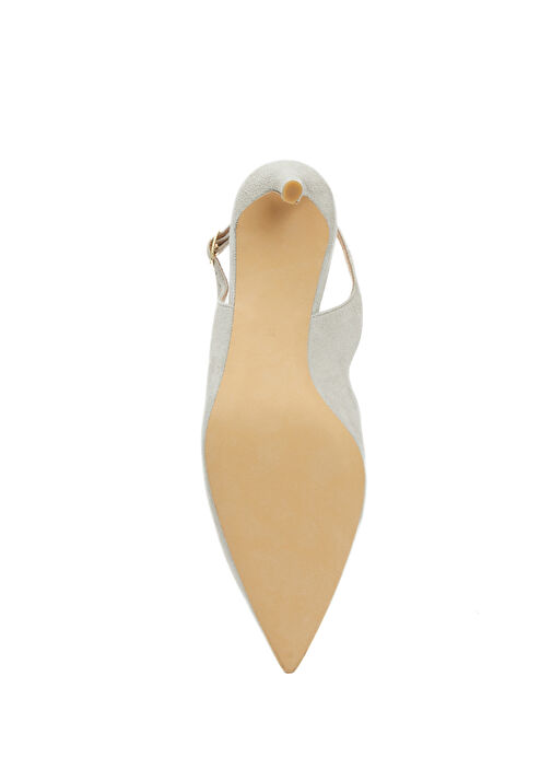 Divarese Divarese Açık Gri Kadın Süet Topuklu Ayakkabı Beymen'de! Açık Gri - 6. görsel