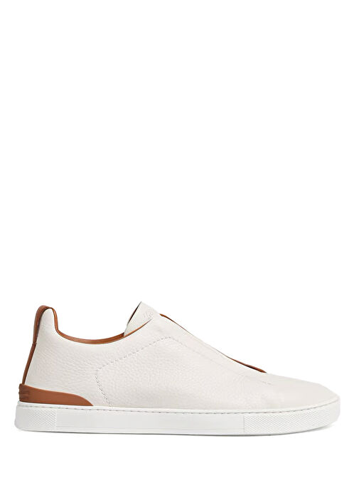 Beyaz Erkek Deri Sneaker - Görsel 2