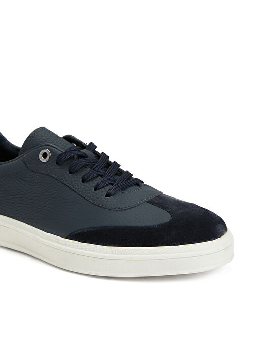 Network Network Lacivert Erkek Deri Sneaker Beymen'de! Lacivert - 7. görsel