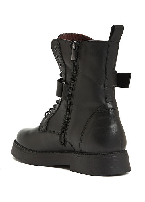 Divarese Divarese Siyah Kadın Deri Bot Beymen'de! Siyah - 4. görsel