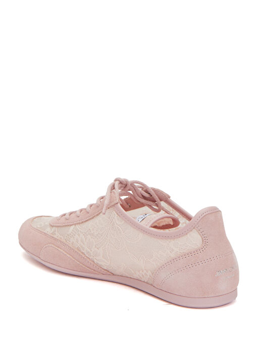 Sunny Pembe Kadın Süet Sneaker - Görsel 4