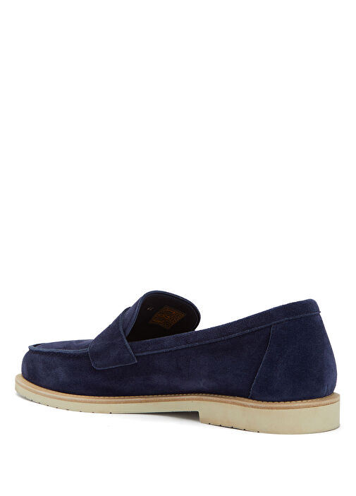 Brunello Cucinelli Lacivert Brunello Cucinelli Süet Erkek Loafer