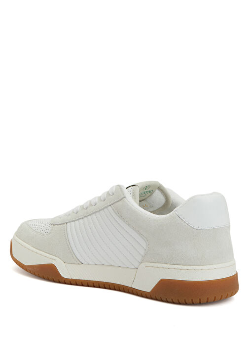 Beyaz Erkek Deri Sneaker - Görsel 4