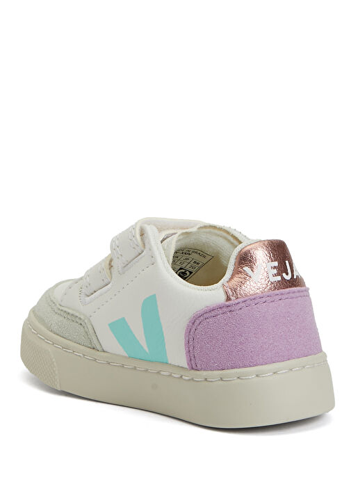 Small V-12 Chromefree Renkli Unisex Deri Sneaker - Görsel 4