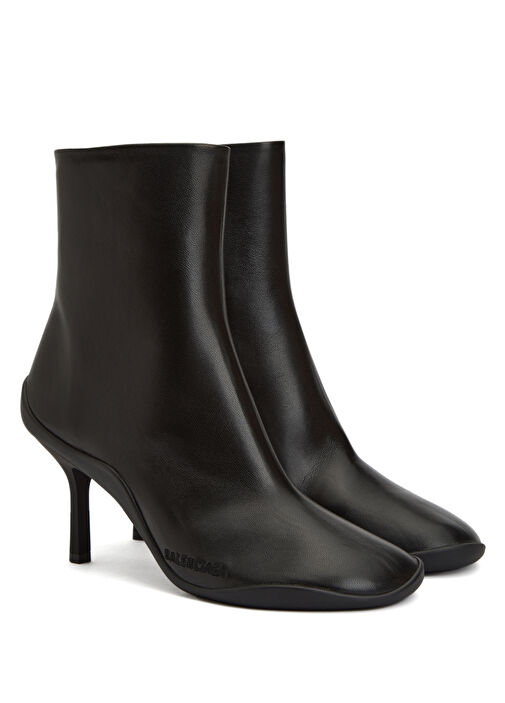 Shibuya Siyah Kadın Deri Bot - Görsel 3