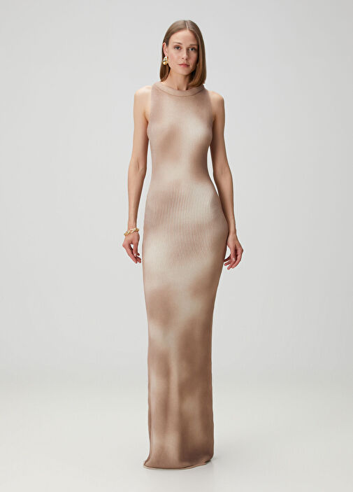 Aya Muse - Celes Brown Maxi Dress Aya Muse - Celes Brown Maxi Dress