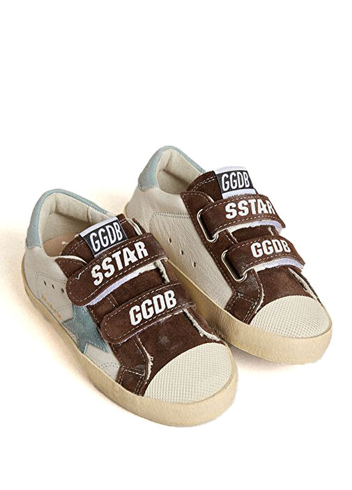 Old School Çocuk Deri Sneaker - Görsel 3