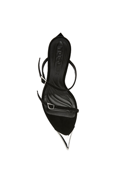 Fang Siyah Kadın Süet Terlik - Görsel 5