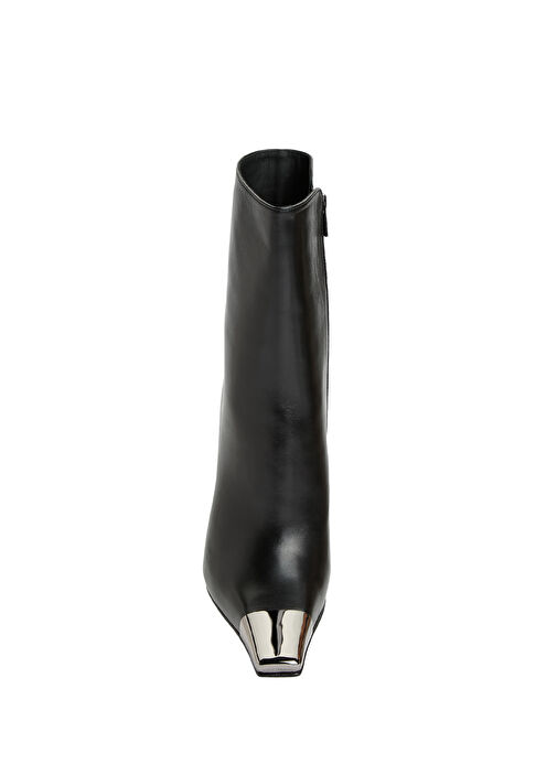 Siyah Kadın Deri Bot - Görsel 5