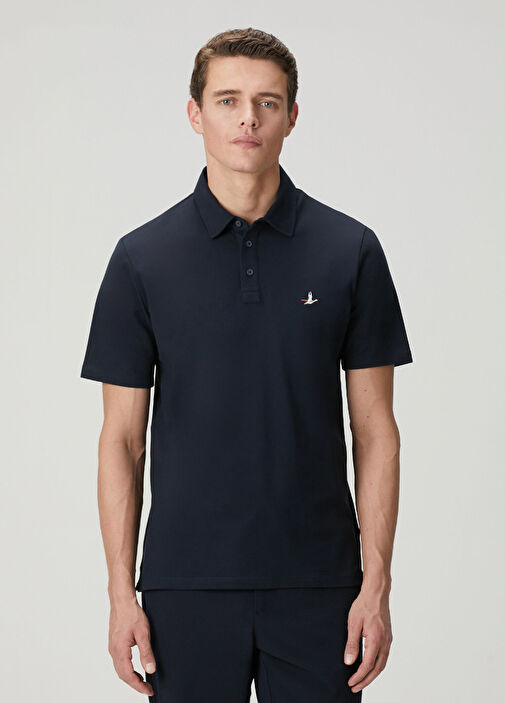 Beymen Club Lacivert Erkek Comfort Fit Lacivert Polo Yaka T-shirt