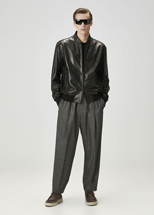 Giorgio Armani - Black Leather Jacket
