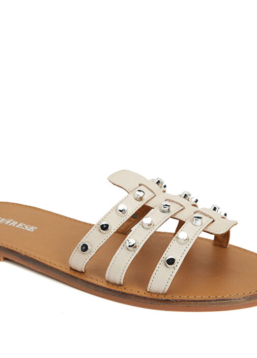 Açık Pembe Troklu Kadın Terlik - Görsel 7