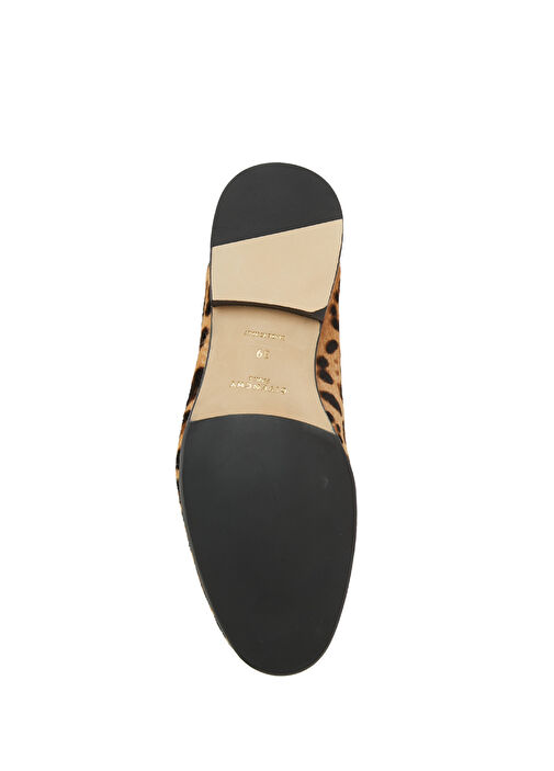 Label Leopar Kadın Deri Loafer - Görsel 6