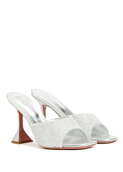 Lupita Silver Kadın Deri Terlik - Görsel 3