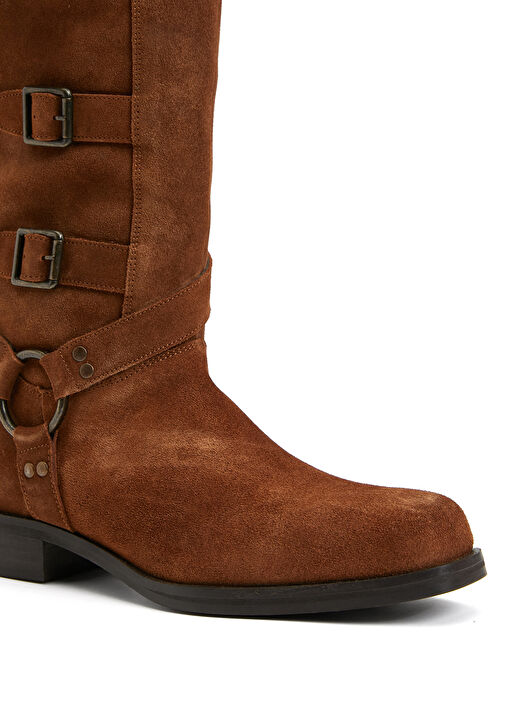 Taba Kadın Deri Çizme - Görsel 7