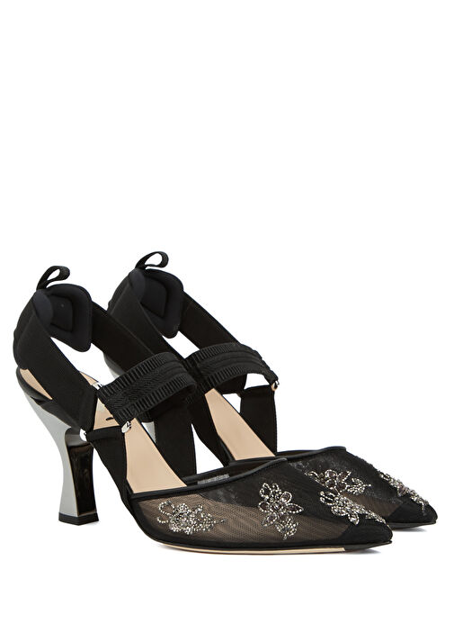 Siyah Topuklu Ayakkabı - Görsel 3