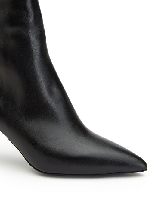 Siyah Kadın Deri Bot - Görsel 7