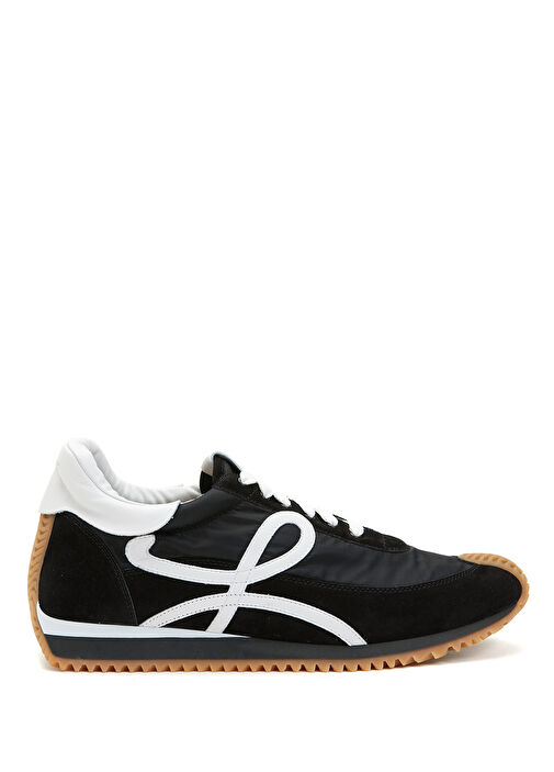 Siyah Logolu Erkek Sneaker - Görsel 6