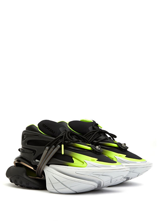 Fluorescent Unicorn Siyah Erkek Sneaker - Görsel 3