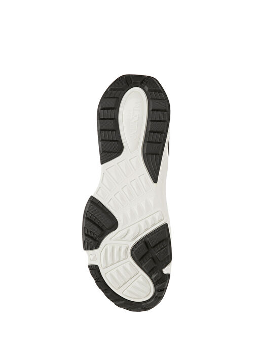 True Act Siyah Beyaz Erkek Deri Sneaker - Görsel 6